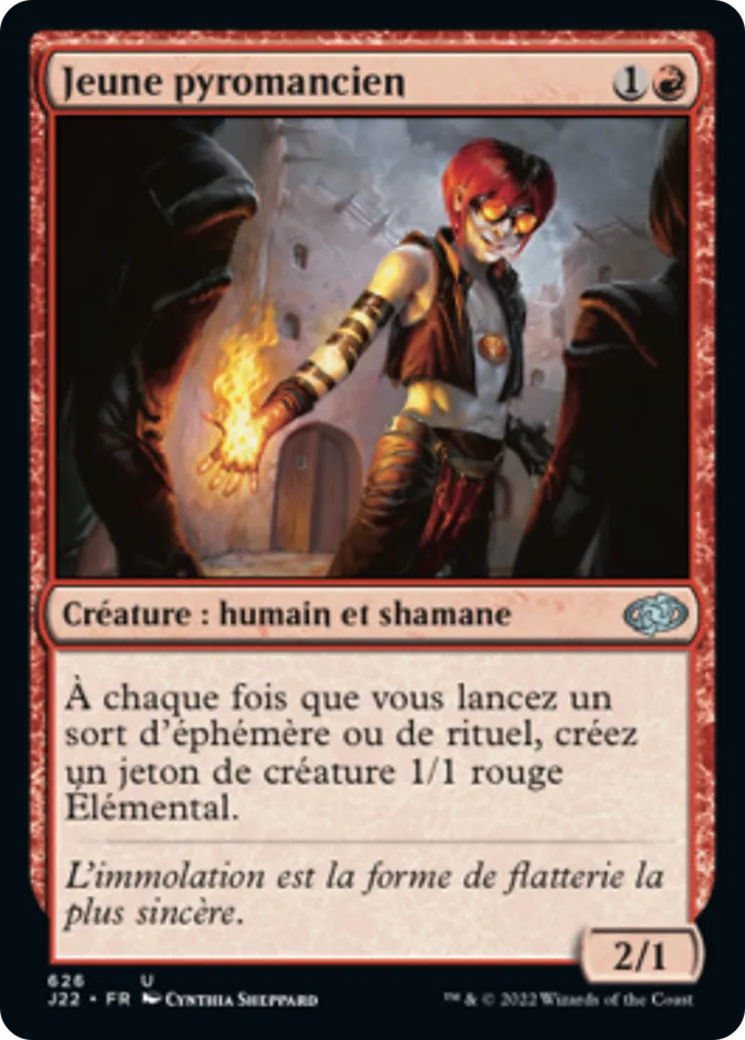 Jeune pyromancien — Jumpstart 2022 — Magic: The Gathering
