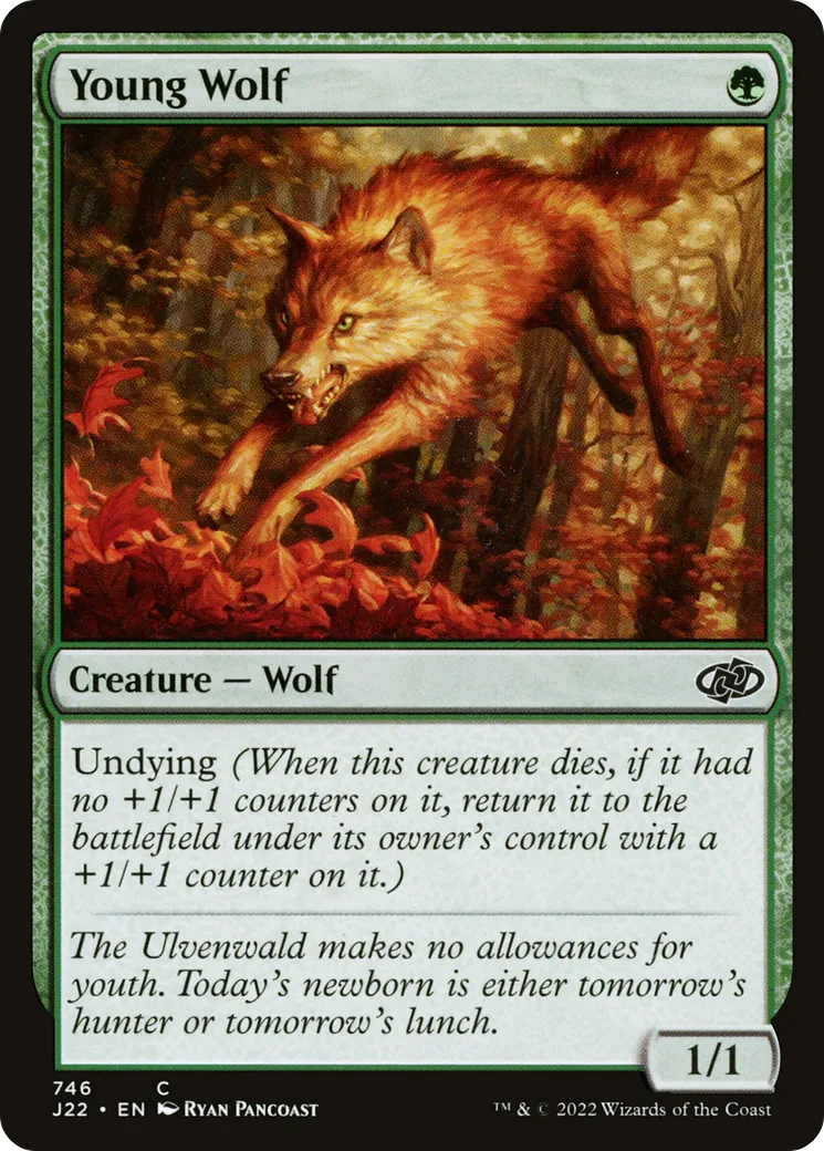 Young Wolf — Jumpstart 2022 — Magic: The Gathering