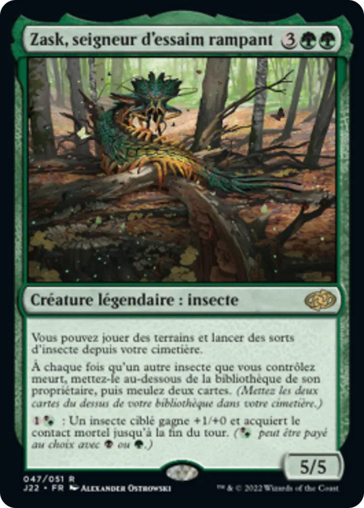 Zask, seigneur d'essaim rampant — Jumpstart 2022 — Magic: The Gathering