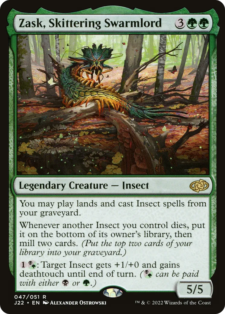 Zask, seigneur d'essaim rampant — Jumpstart 2022 — Magic: The Gathering