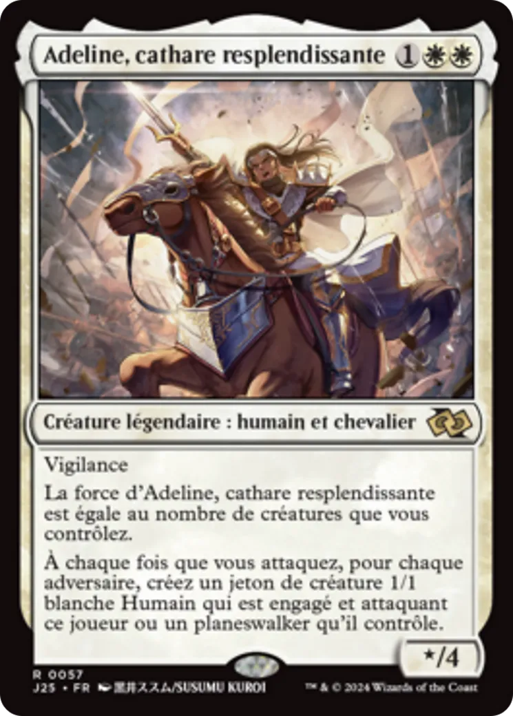 Adeline, cathare resplendissante — Foundations Jumpstart — Magic: The Gathering