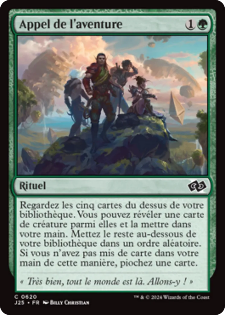 Appel de l'aventure — Foundations Jumpstart — Magic: The Gathering
