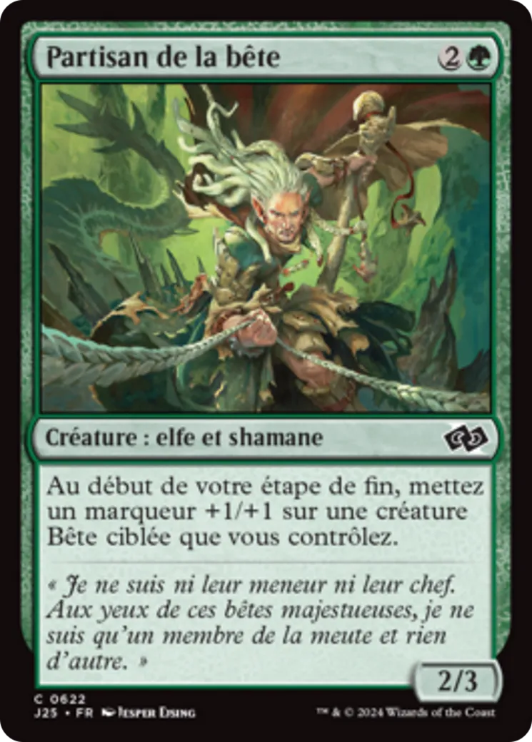 Partisan de la bête — Foundations Jumpstart — Magic: The Gathering