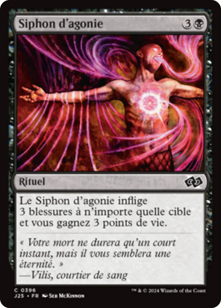 Siphon d'agonie — Foundations Jumpstart — Magic: The Gathering