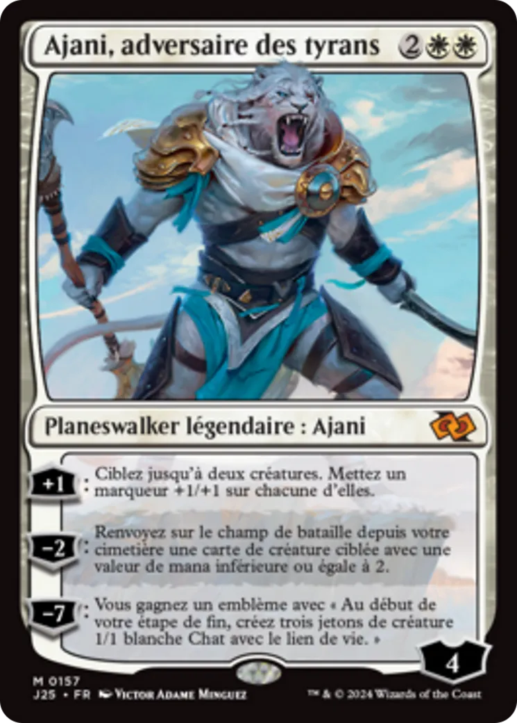 Ajani, adversaire des tyrans — Foundations Jumpstart — Magic: The Gathering