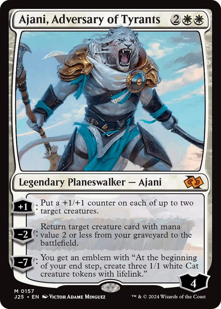 Ajani, adversaire des tyrans — Foundations Jumpstart — Magic: The Gathering