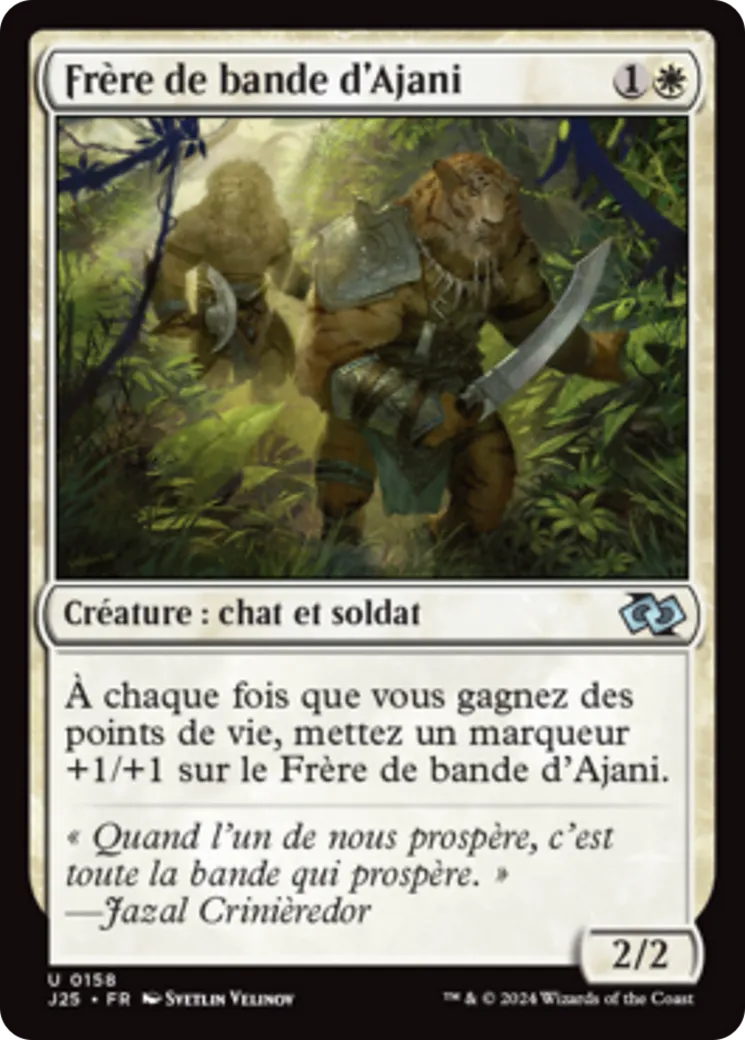 Frère de bande d'Ajani — Foundations Jumpstart — Magic: The Gathering