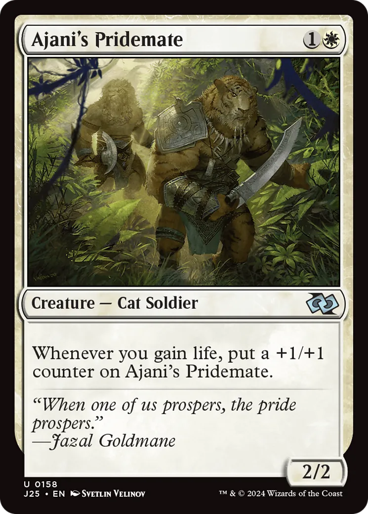 Ajani's Pridemate — Foundations Jumpstart — Magic: The Gathering