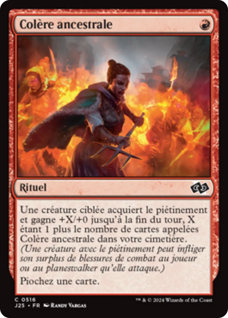 Colère ancestrale — Foundations Jumpstart — Magic: The Gathering