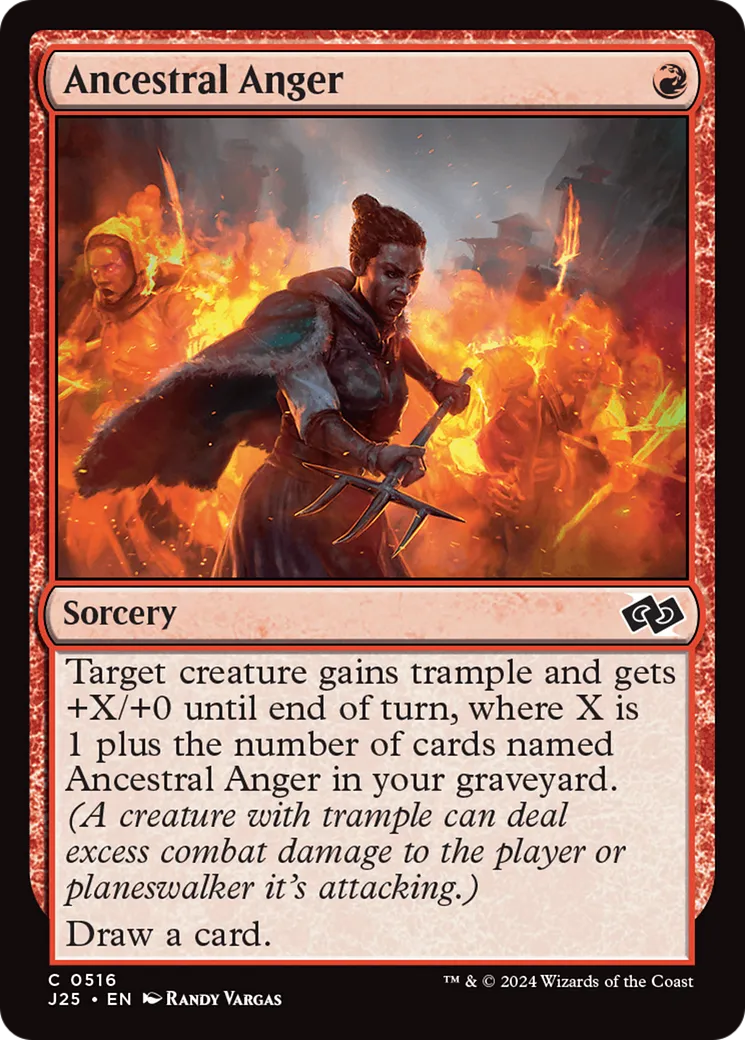 Colère ancestrale — Foundations Jumpstart — Magic: The Gathering