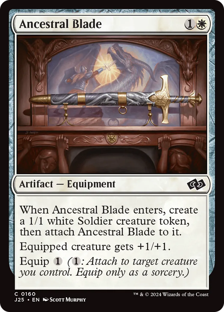 Ancestral Blade — Foundations Jumpstart — Magic: The Gathering