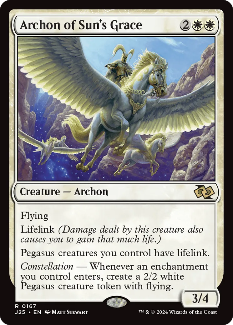 Archon of Sun's Grace — Foundations Jumpstart — Magic: The Gathering