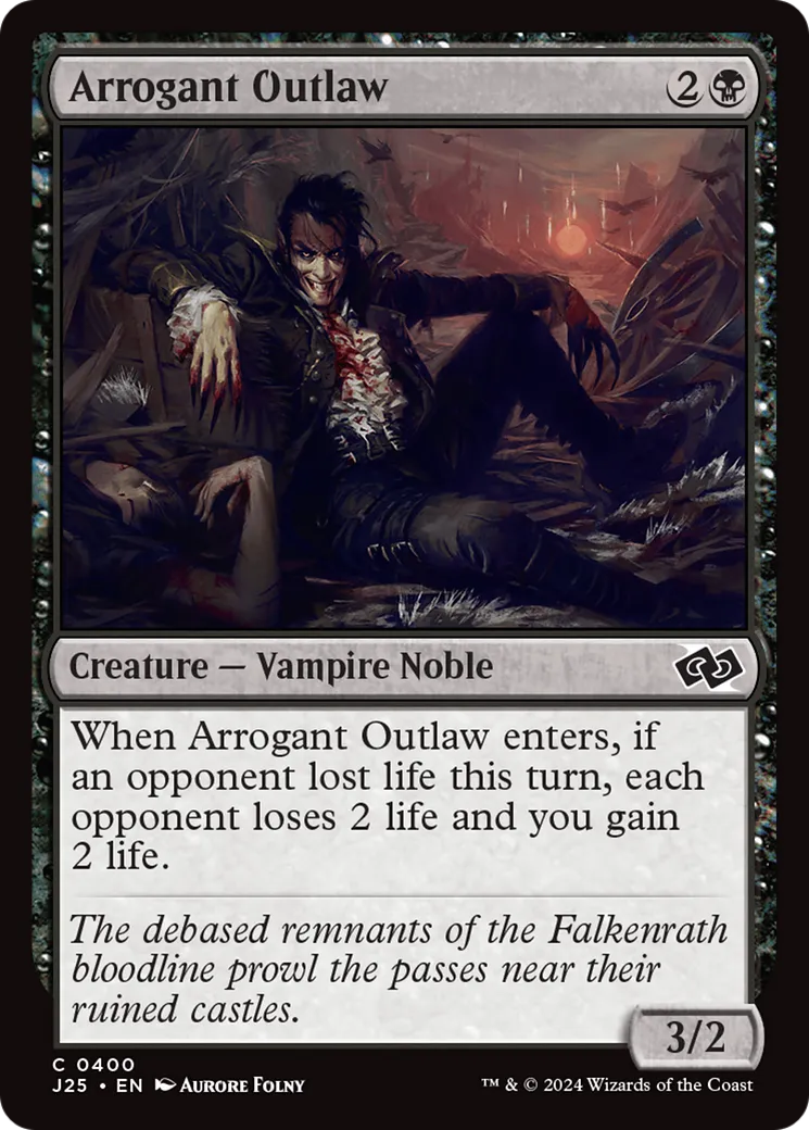 Arrogant Outlaw — Foundations Jumpstart — Magic: The Gathering