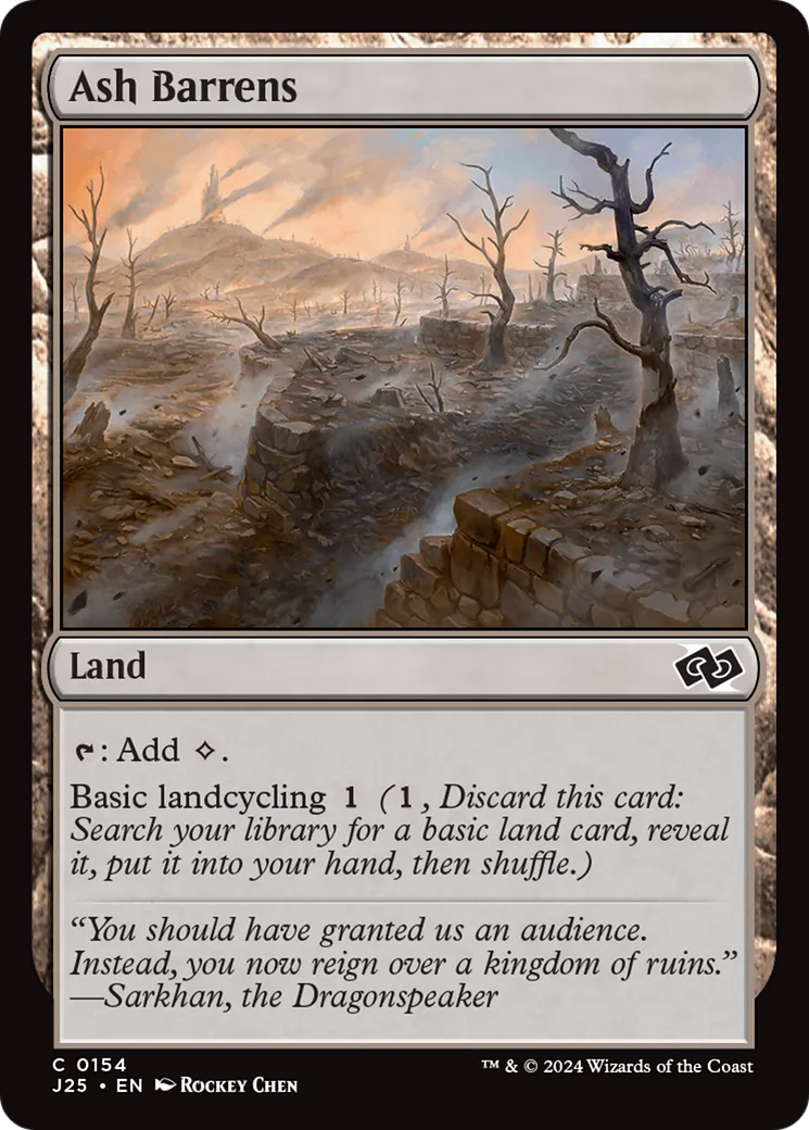 Ash Barrens — Foundations Jumpstart — Magic: The Gathering