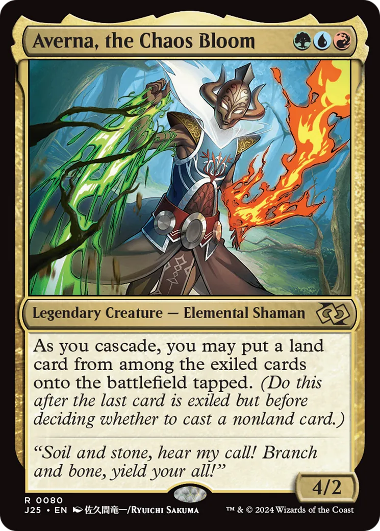 Averna, the Chaos Bloom — Foundations Jumpstart — Magic: The Gathering