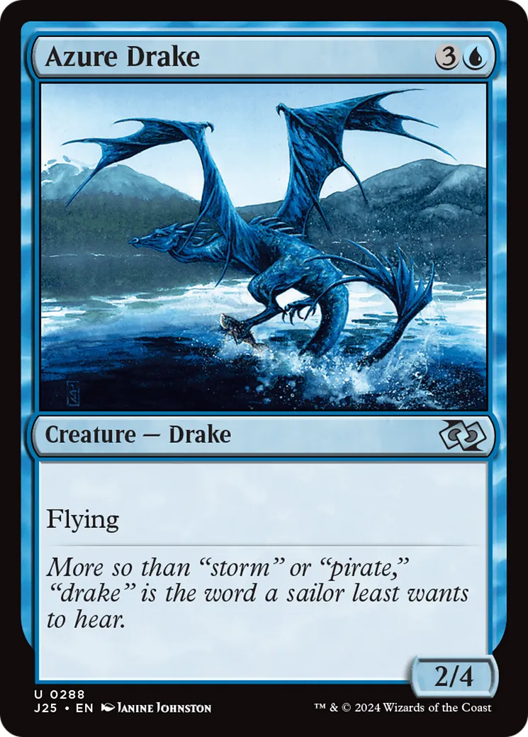 Azure Drake — Foundations Jumpstart — Magic: The Gathering