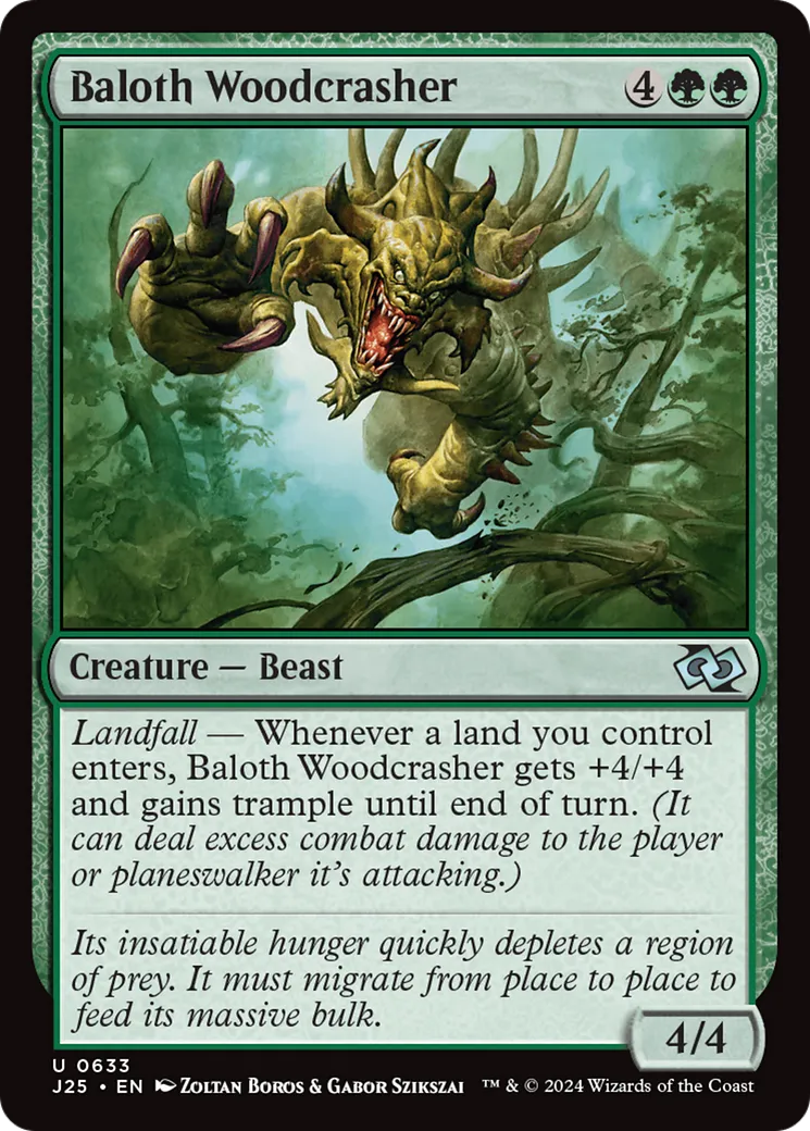Baloth écrasebois — Foundations Jumpstart — Magic: The Gathering