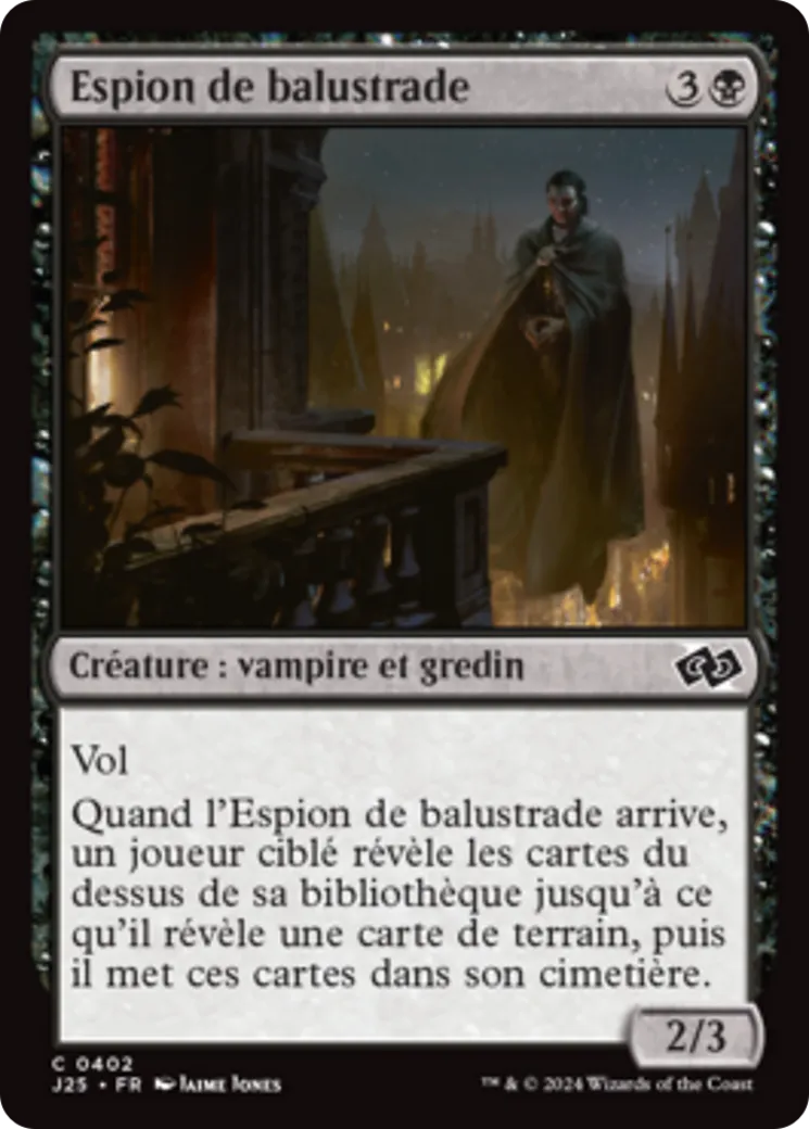 Espion de balustrade — Foundations Jumpstart — Magic: The Gathering