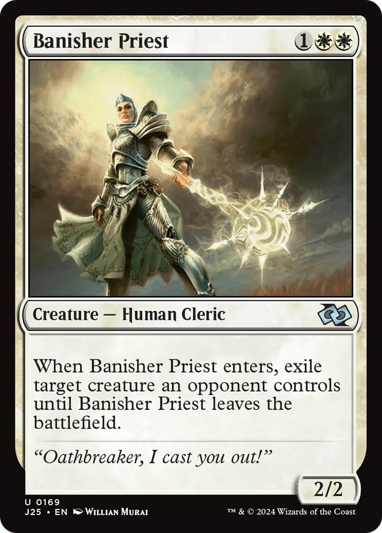 Banisher Priest — Foundations Jumpstart — Magic: The Gathering