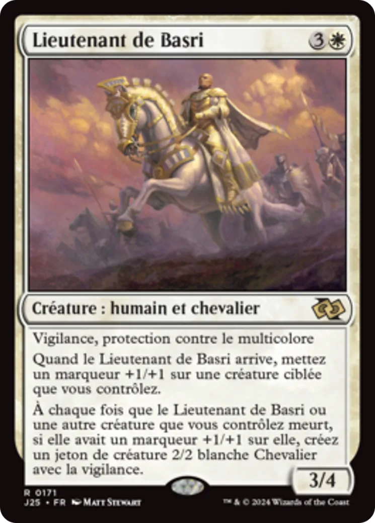 Lieutenant de Basri — Foundations Jumpstart — Magic: The Gathering