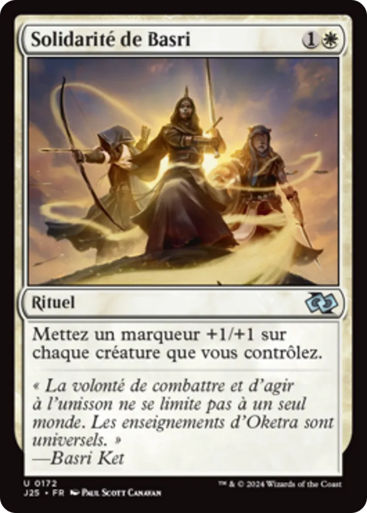 Solidarité de Basri — Foundations Jumpstart — Magic: The Gathering