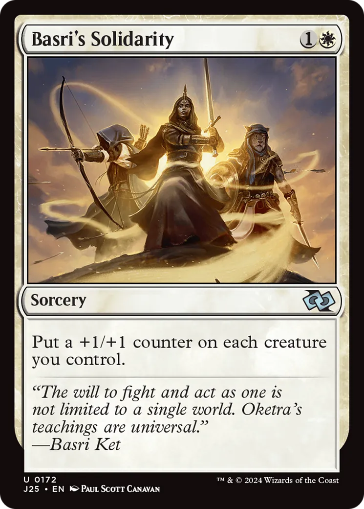 Basri's Solidarity from Foundations Jumpstart - Magic: The Gathering