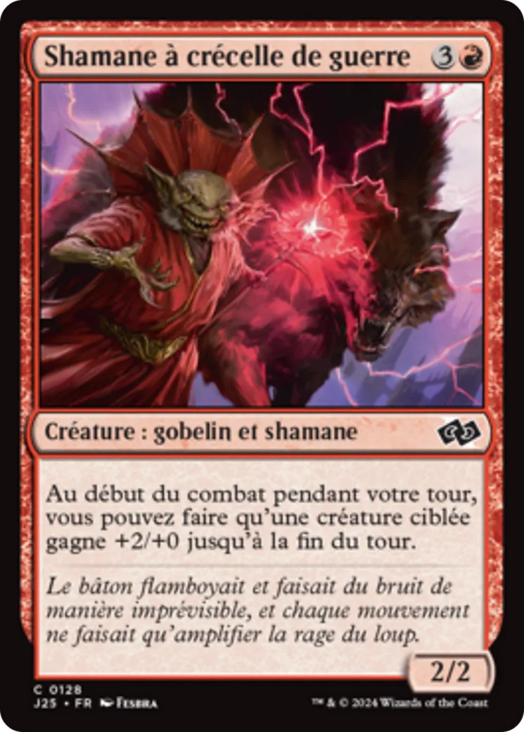 Shamane à crécelle de guerre — Foundations Jumpstart — Magic: The Gathering