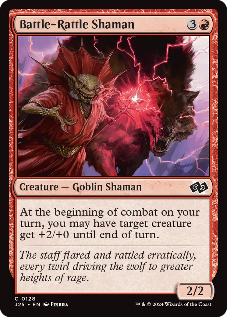 Shamane à crécelle de guerre — Foundations Jumpstart — Magic: The Gathering