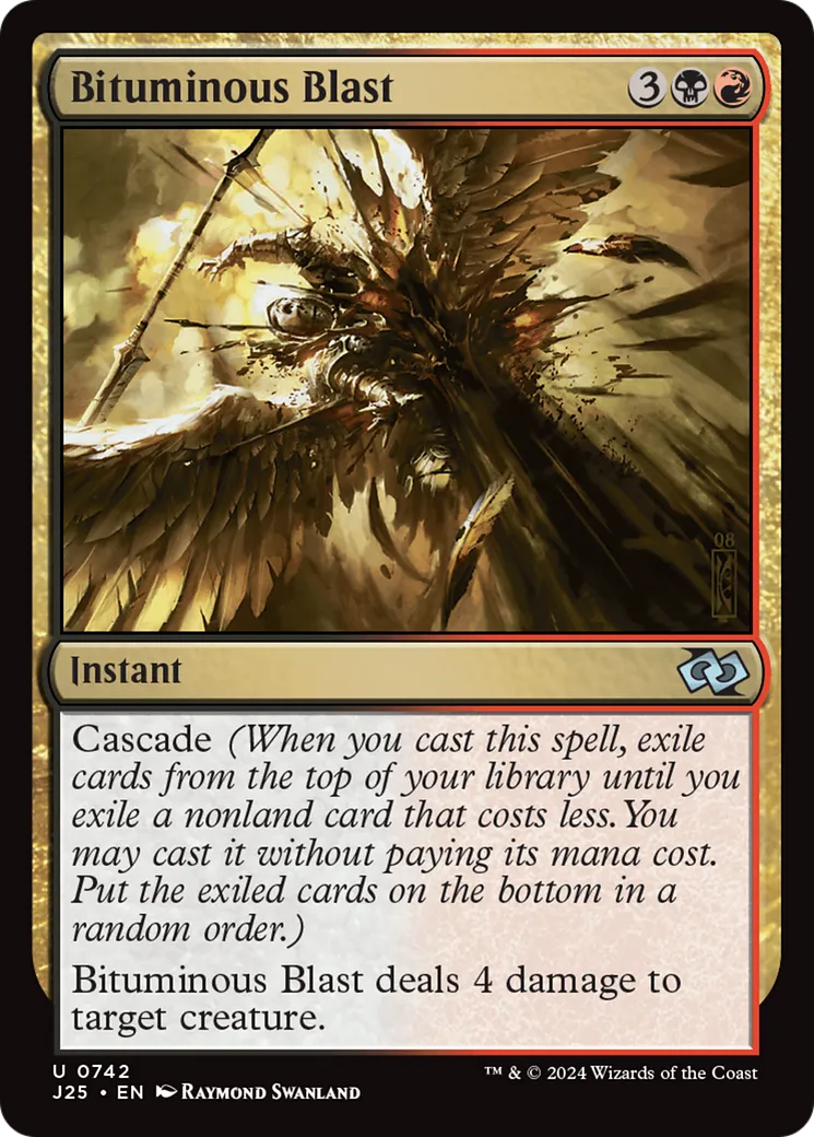Bituminous Blast — Foundations Jumpstart — Magic: The Gathering