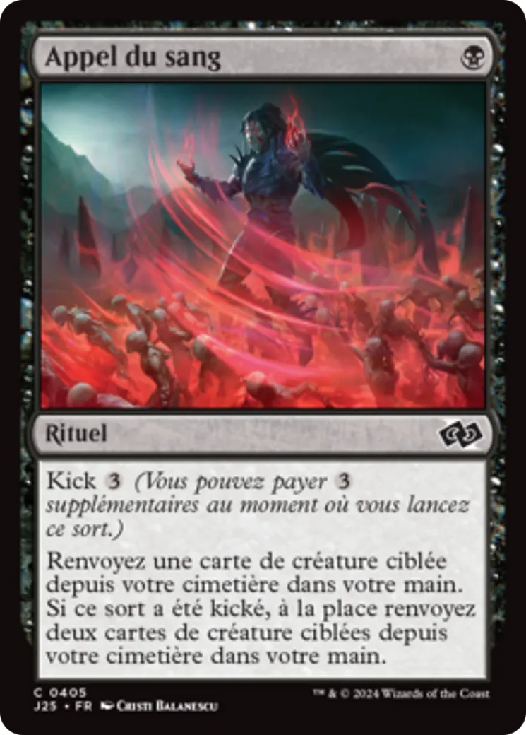 Appel du sang — Foundations Jumpstart — Magic: The Gathering