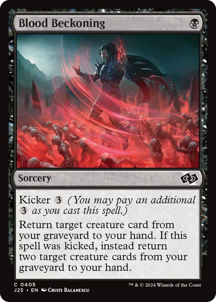 Blood Beckoning — Foundations Jumpstart — Magic: The Gathering