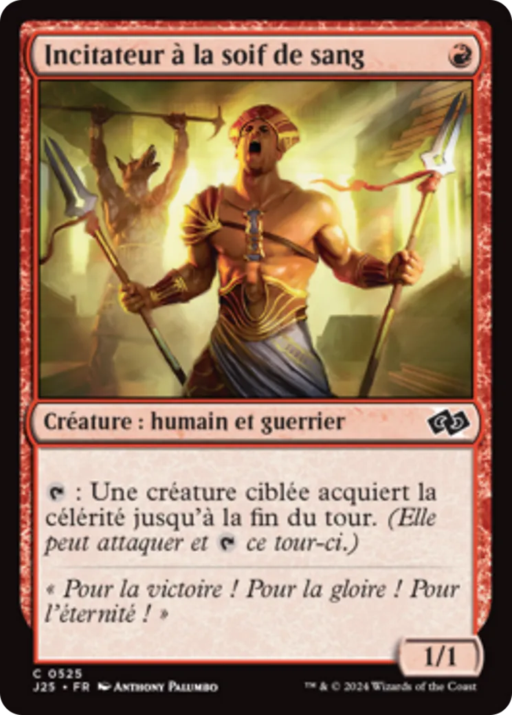 Incitateur à la soif de sang — Foundations Jumpstart — Magic: The Gathering