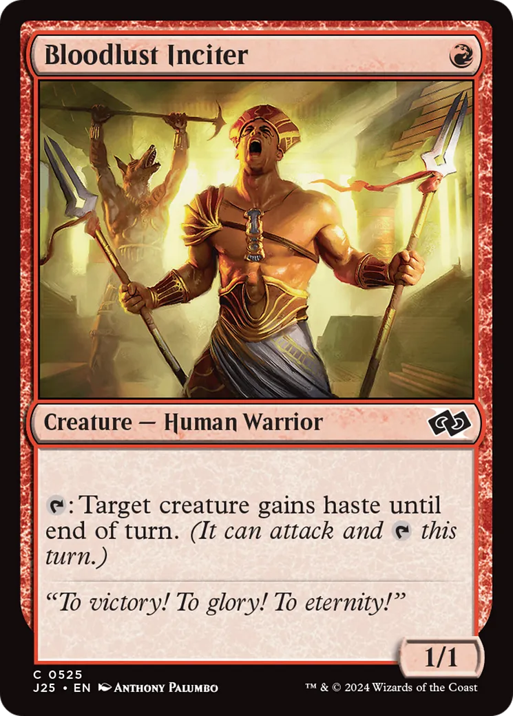 Bloodlust Inciter from Foundations Jumpstart - Magic: The Gathering