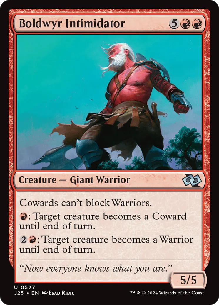 Boldwyr Intimidator — Foundations Jumpstart — Magic: The Gathering