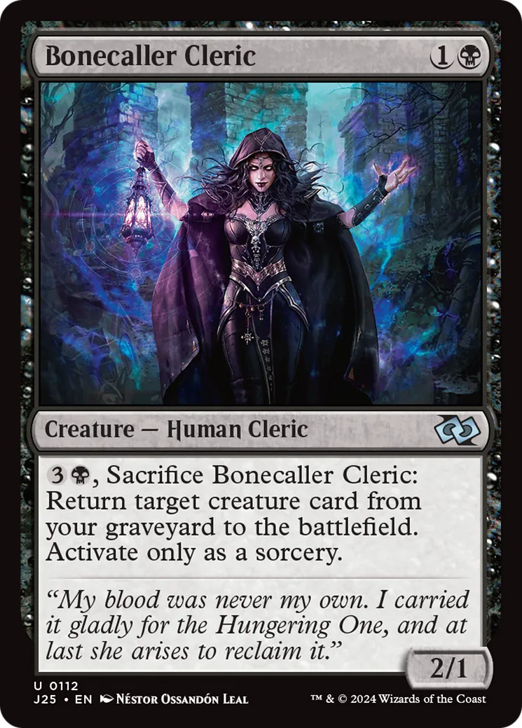 Clerc meneuse d'os — Foundations Jumpstart — Magic: The Gathering
