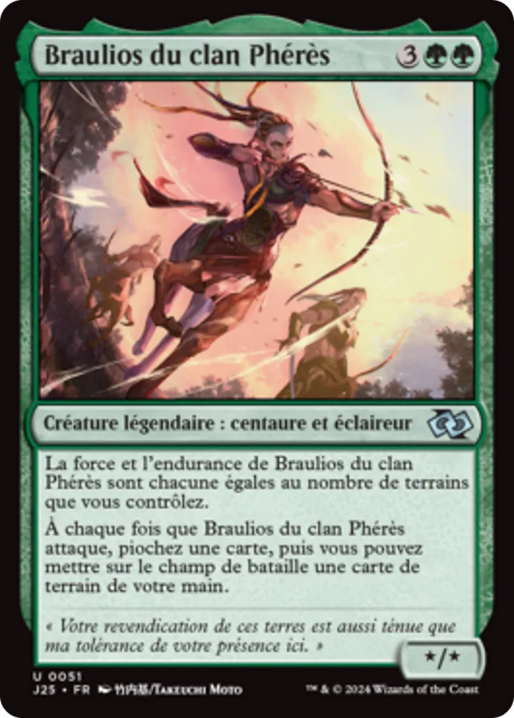 Braulios du clan Phérès — Foundations Jumpstart — Magic: The Gathering