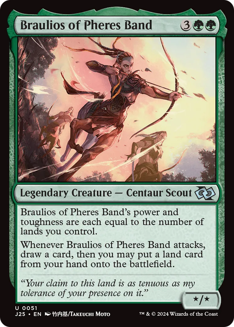 Braulios of Pheres Band — Foundations Jumpstart — Magic: The Gathering