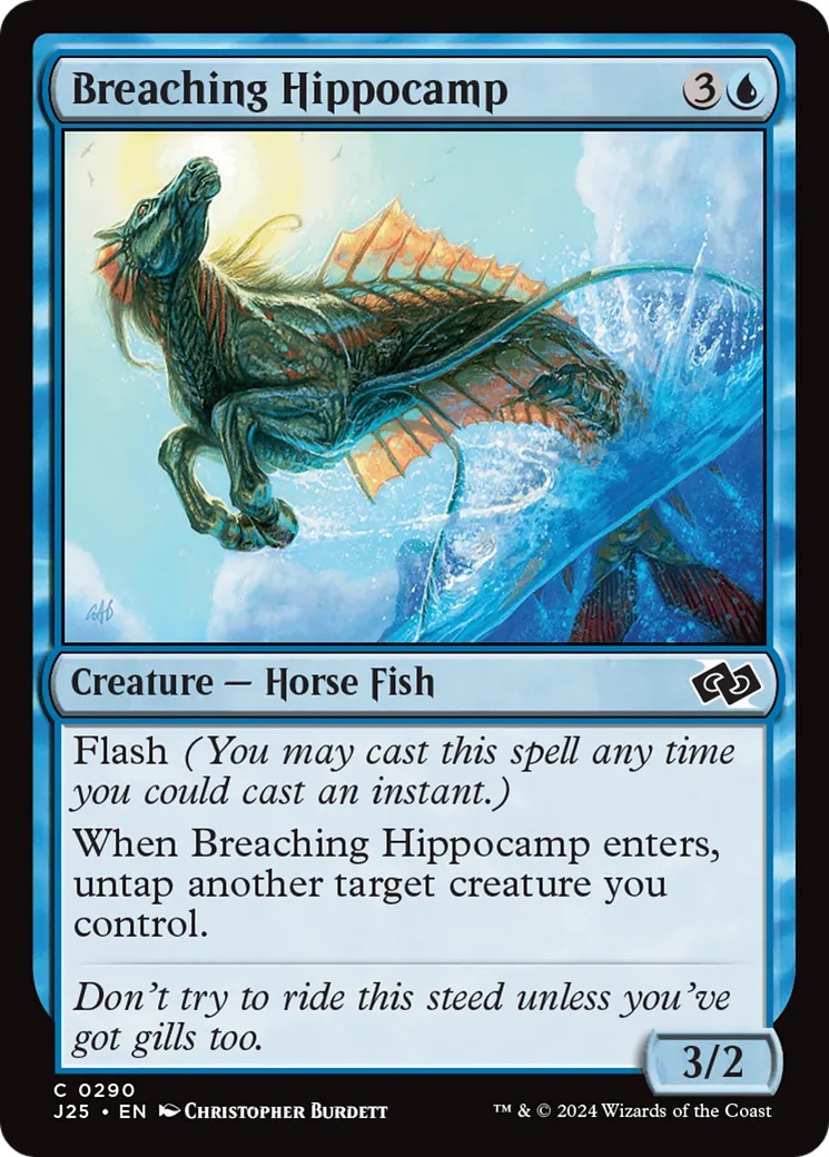 Breaching Hippocamp — Foundations Jumpstart — Magic: The Gathering