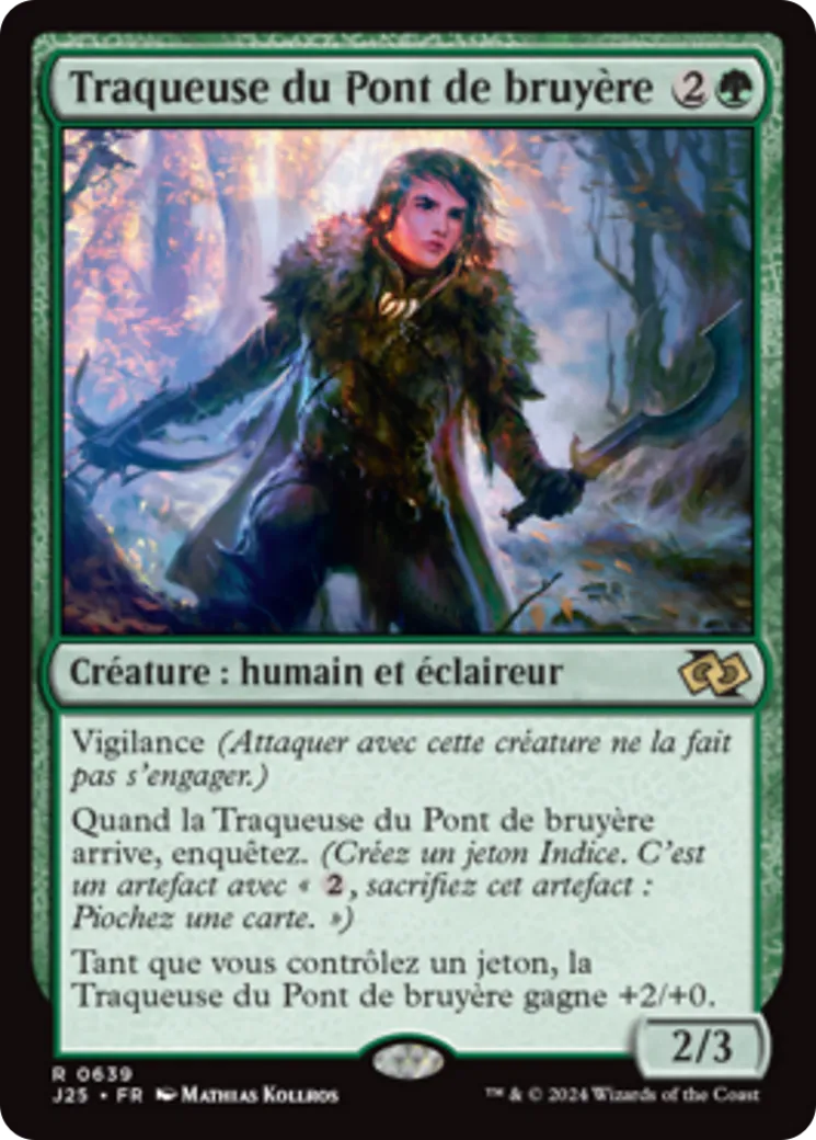 Traqueuse du Pont de bruyère — Foundations Jumpstart — Magic: The Gathering