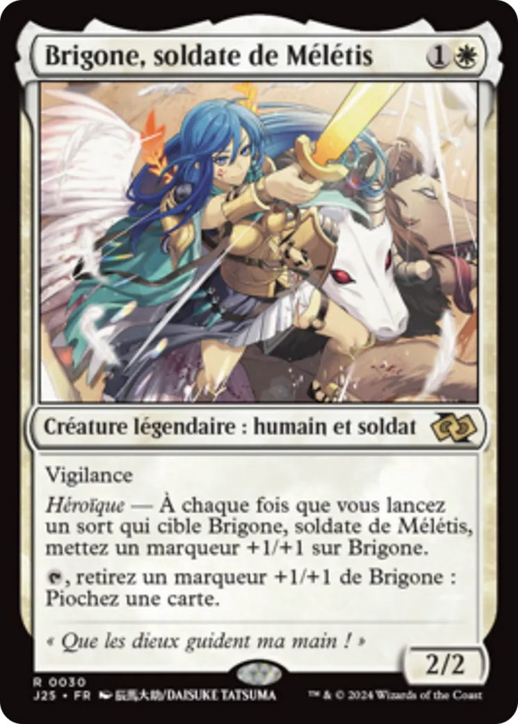 Brigone, soldate de Mélétis — Foundations Jumpstart — Magic: The Gathering