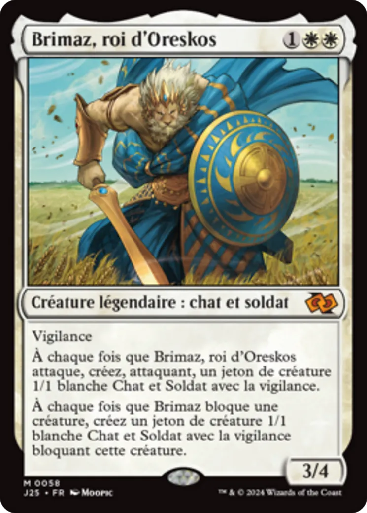 Brimaz, roi d'Oreskos — Foundations Jumpstart — Magic: The Gathering