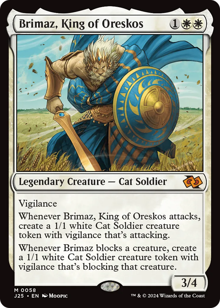 Brimaz, King of Oreskos — Foundations Jumpstart — Magic: The Gathering