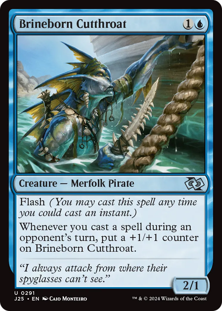 Brineborn Cutthroat — Foundations Jumpstart — Magic: The Gathering
