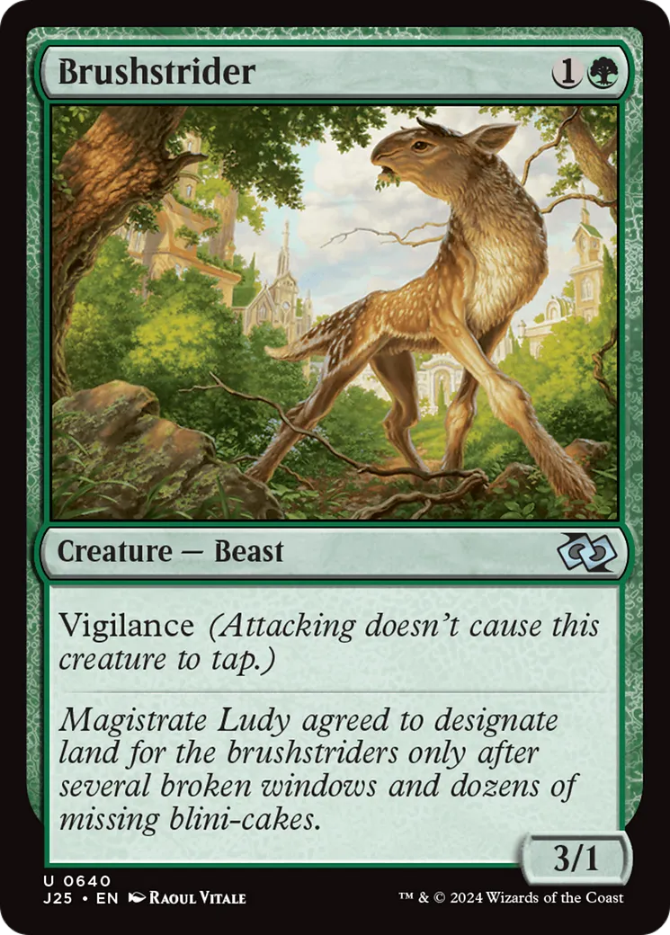 Brushstrider — Foundations Jumpstart — Magic: The Gathering