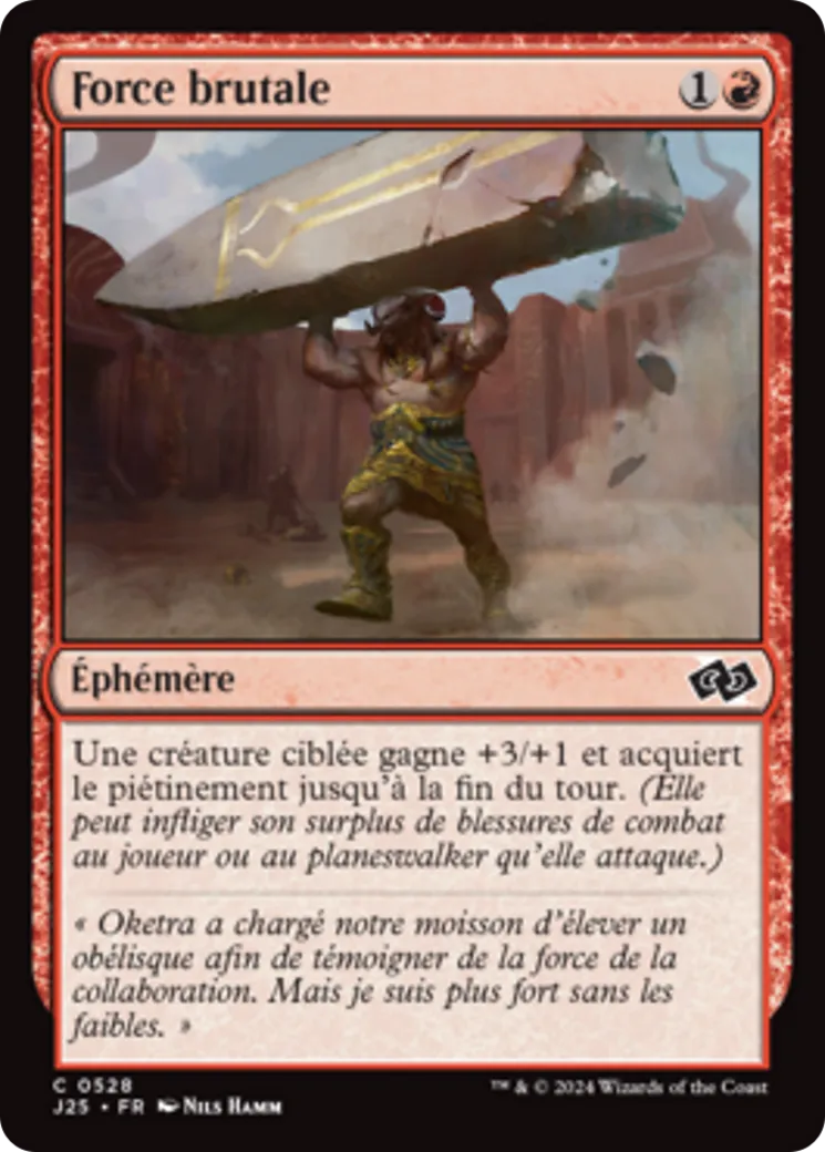 Force brutale — Foundations Jumpstart — Magic: The Gathering