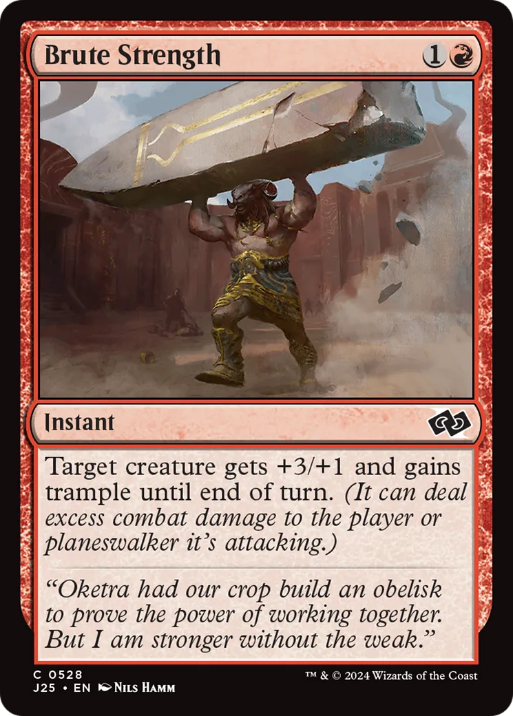 Brute Strength — Foundations Jumpstart — Magic: The Gathering