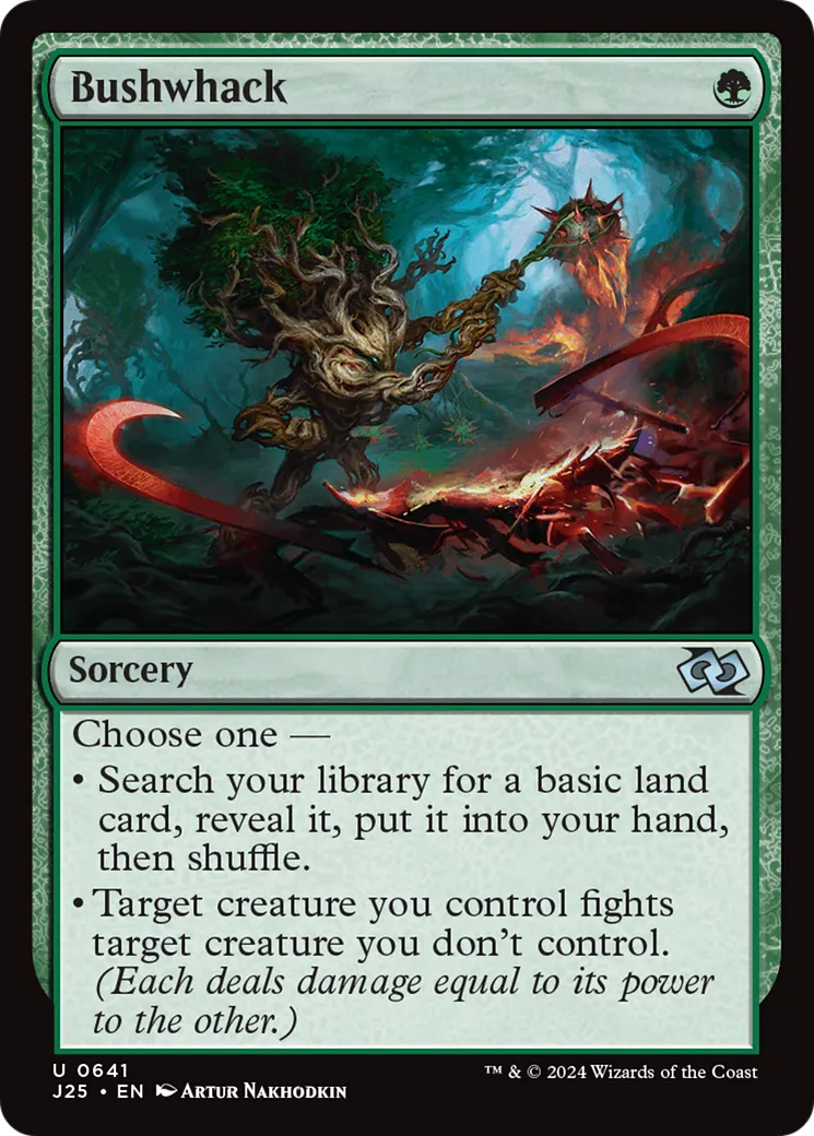 Bushwhack — Foundations Jumpstart — Magic: The Gathering