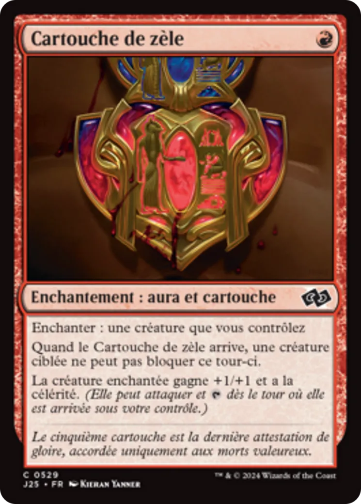 Cartouche de zèle — Foundations Jumpstart — Magic: The Gathering