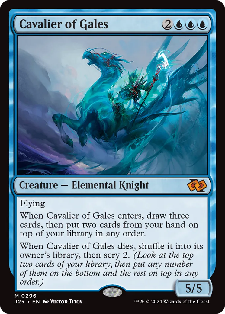 Cavalier of Gales — Foundations Jumpstart — Magic: The Gathering