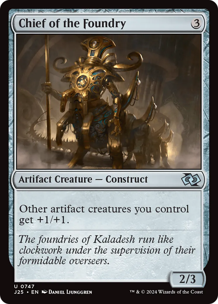 Chief of the Foundry — Foundations Jumpstart — Magic: The Gathering